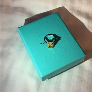 Australian Crystal Square Stone Ring...